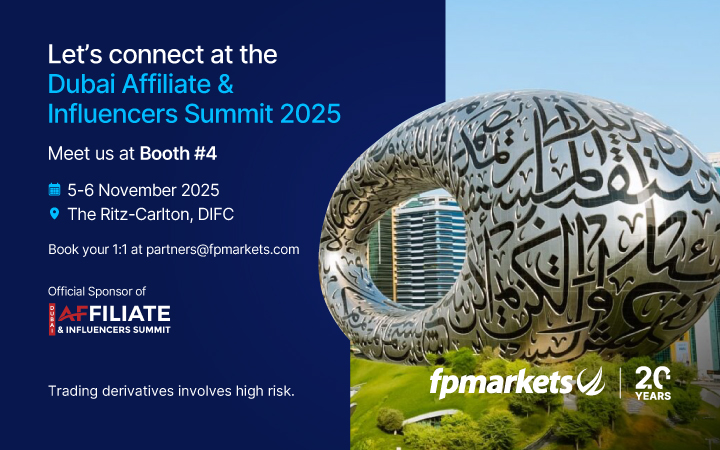 FP Markets Joins Dubai Affiliate & Influencers Summit 2025 as Official Sponsor